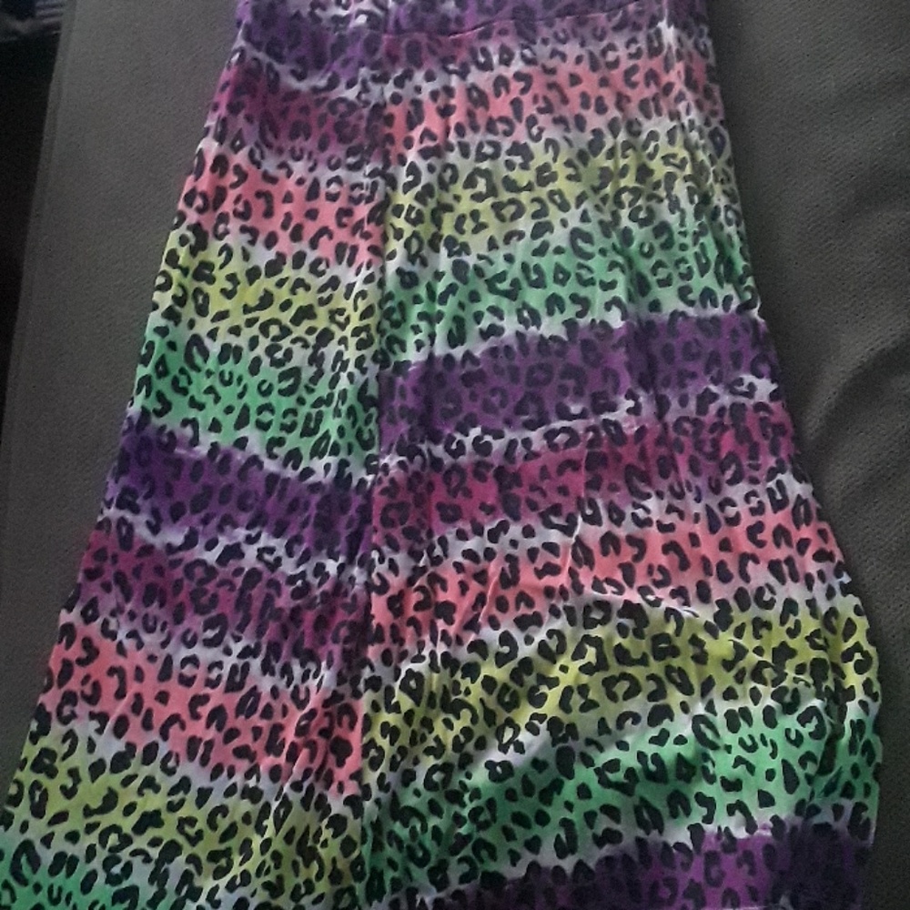 A Multicolored Long Girl Skirt.